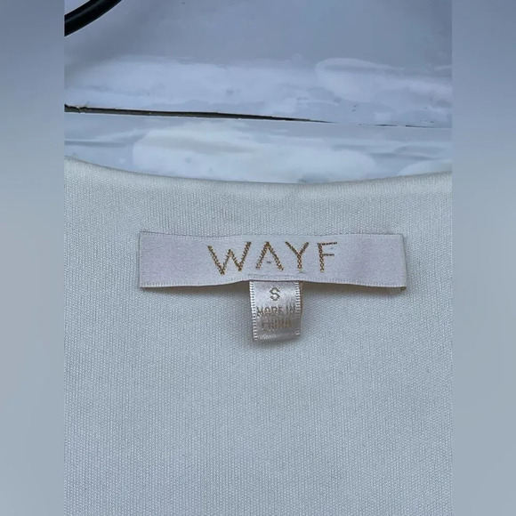 WAYF Leanne Double Slit Smocked Midi Dress small - Picture 5 of 13